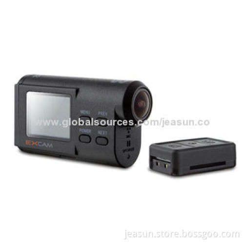 1,080P Waterproof Wearable Wide Angle Action Camera with 1.5-inch LCD, RF Bidirectional Remote